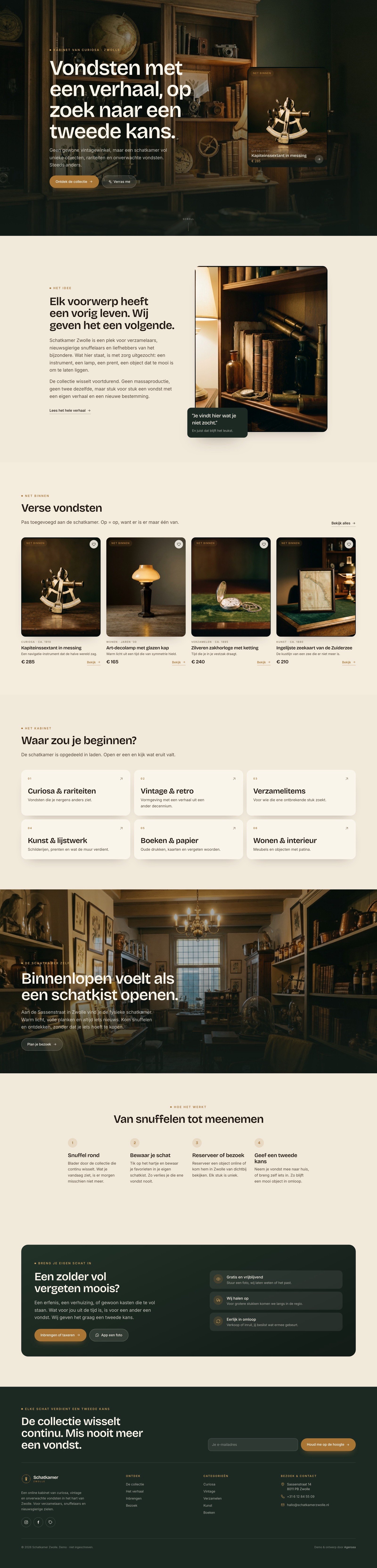 Website-project Schatkamer Zwolle