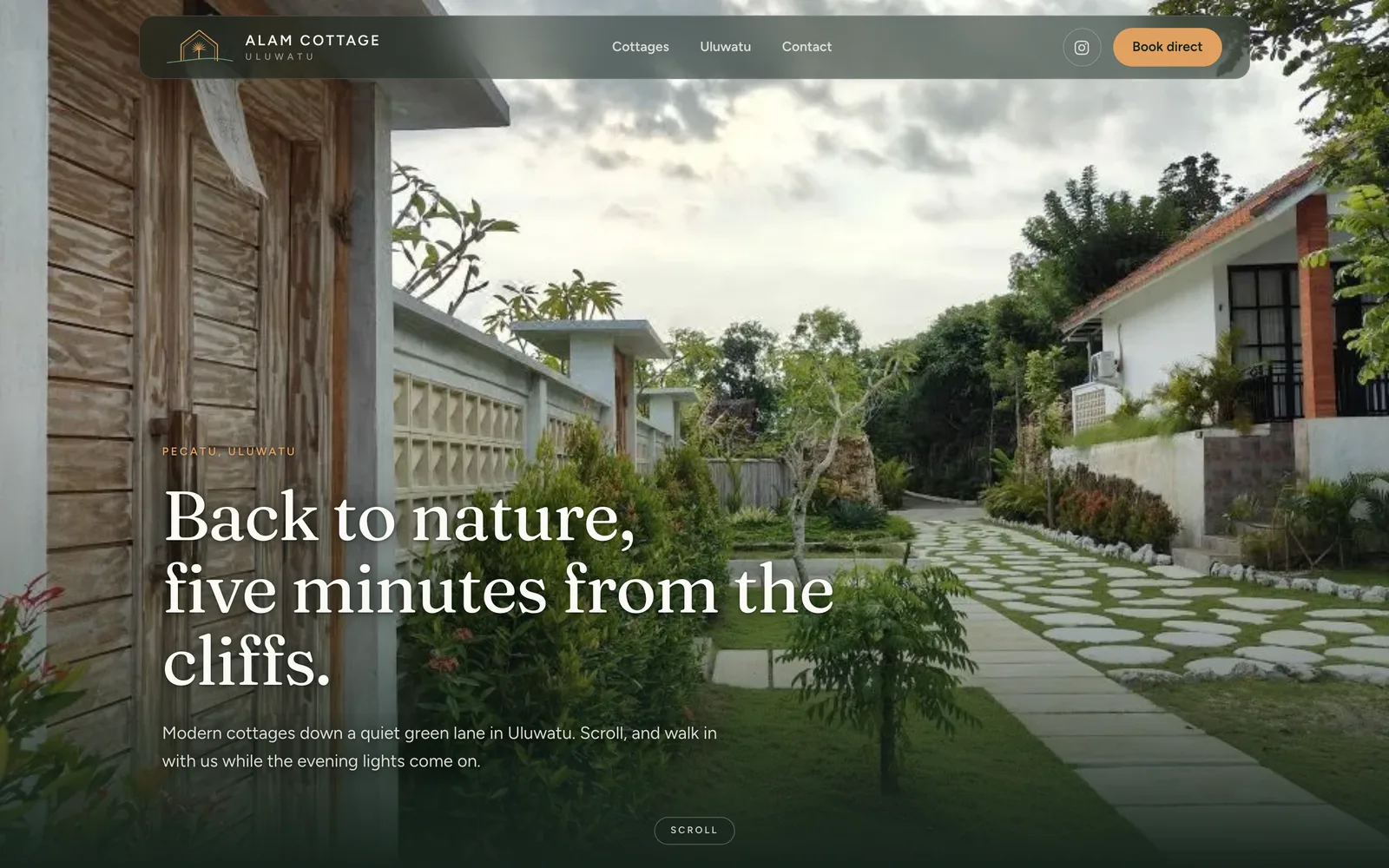 Preview of Alam Cottage, home page