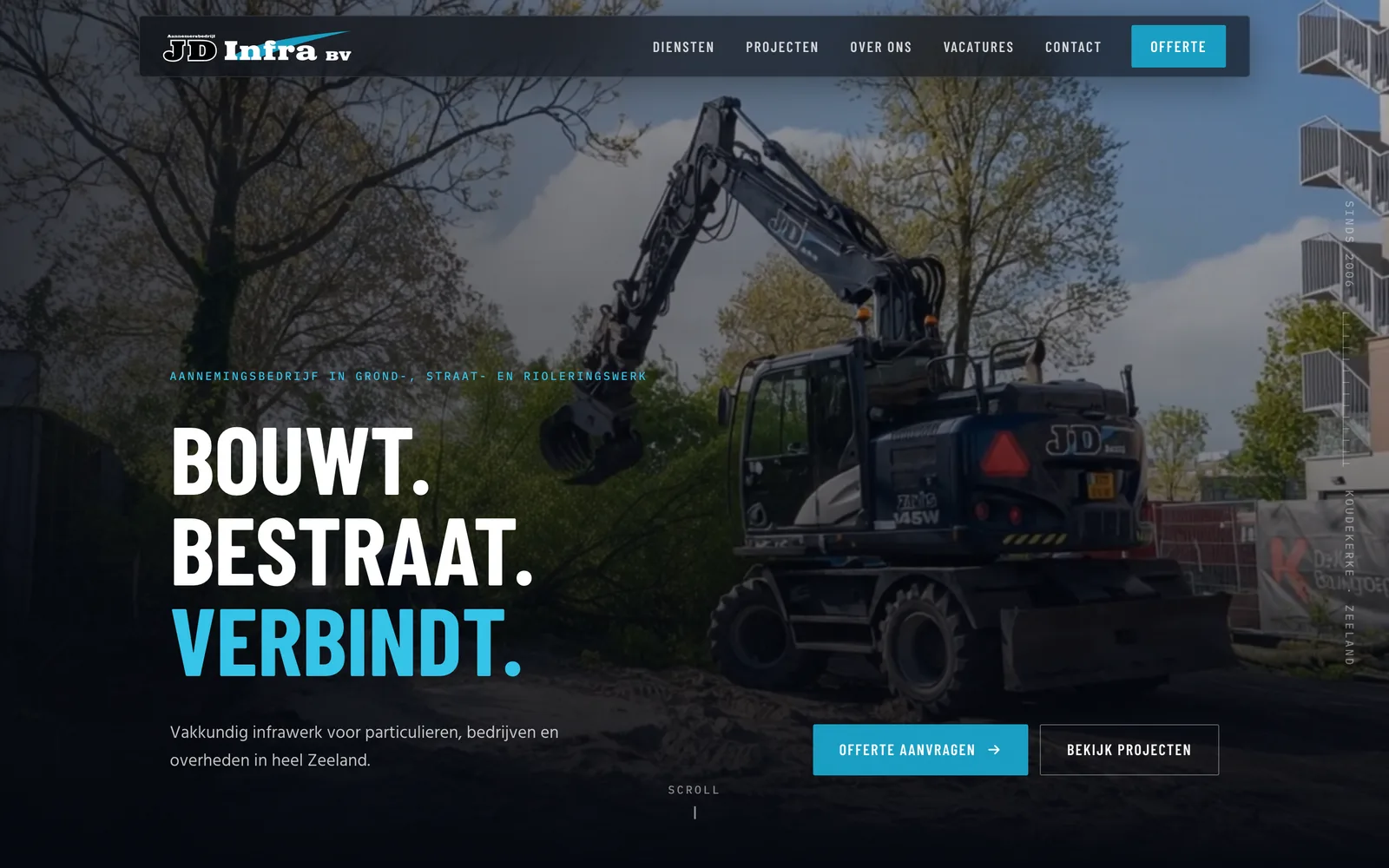 Website project JD Infra