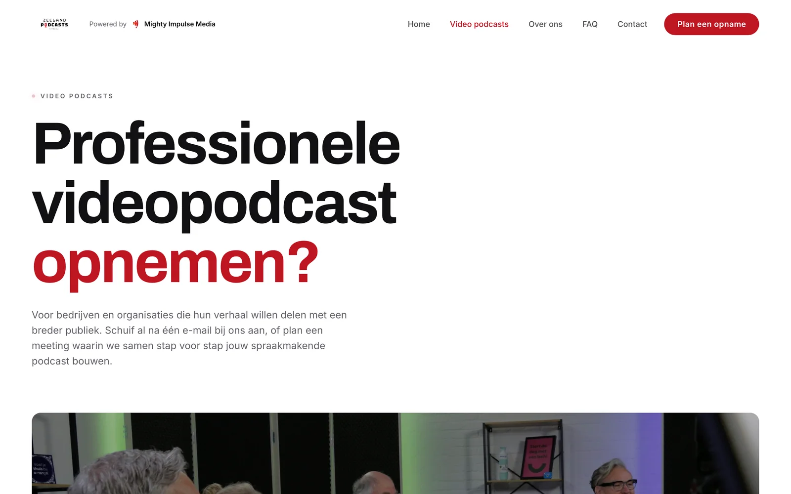 Preview of Zeeland Podcasts, detail view