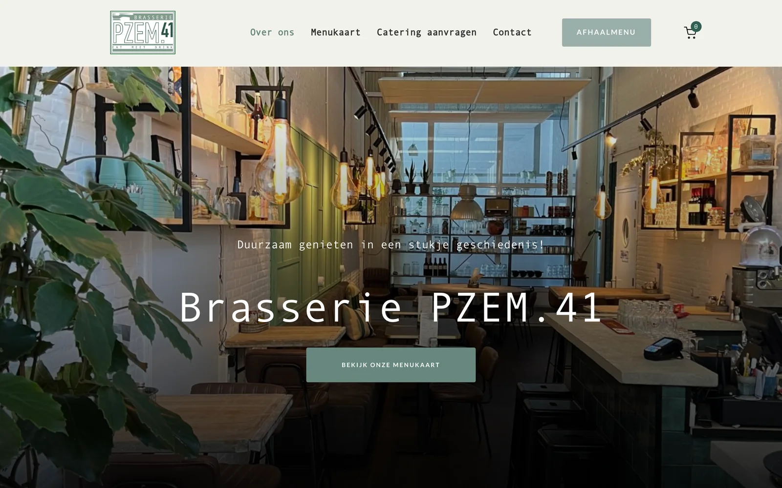 Preview of Brasserie PZEM.41, home page
