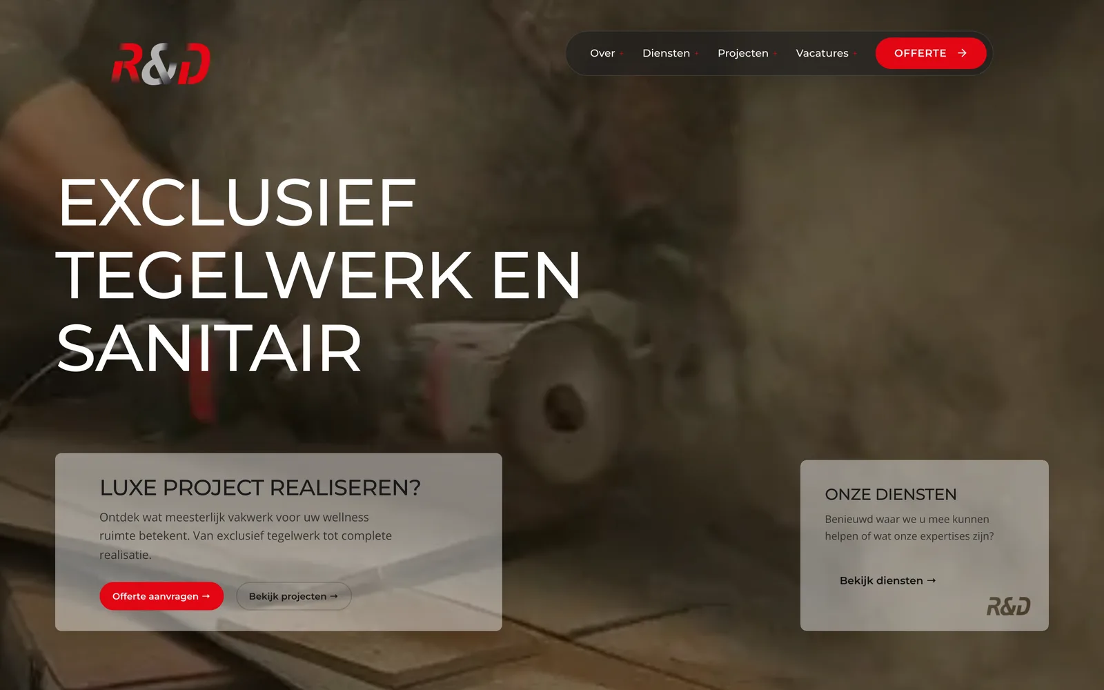 Website project Bouwgroep R&D
