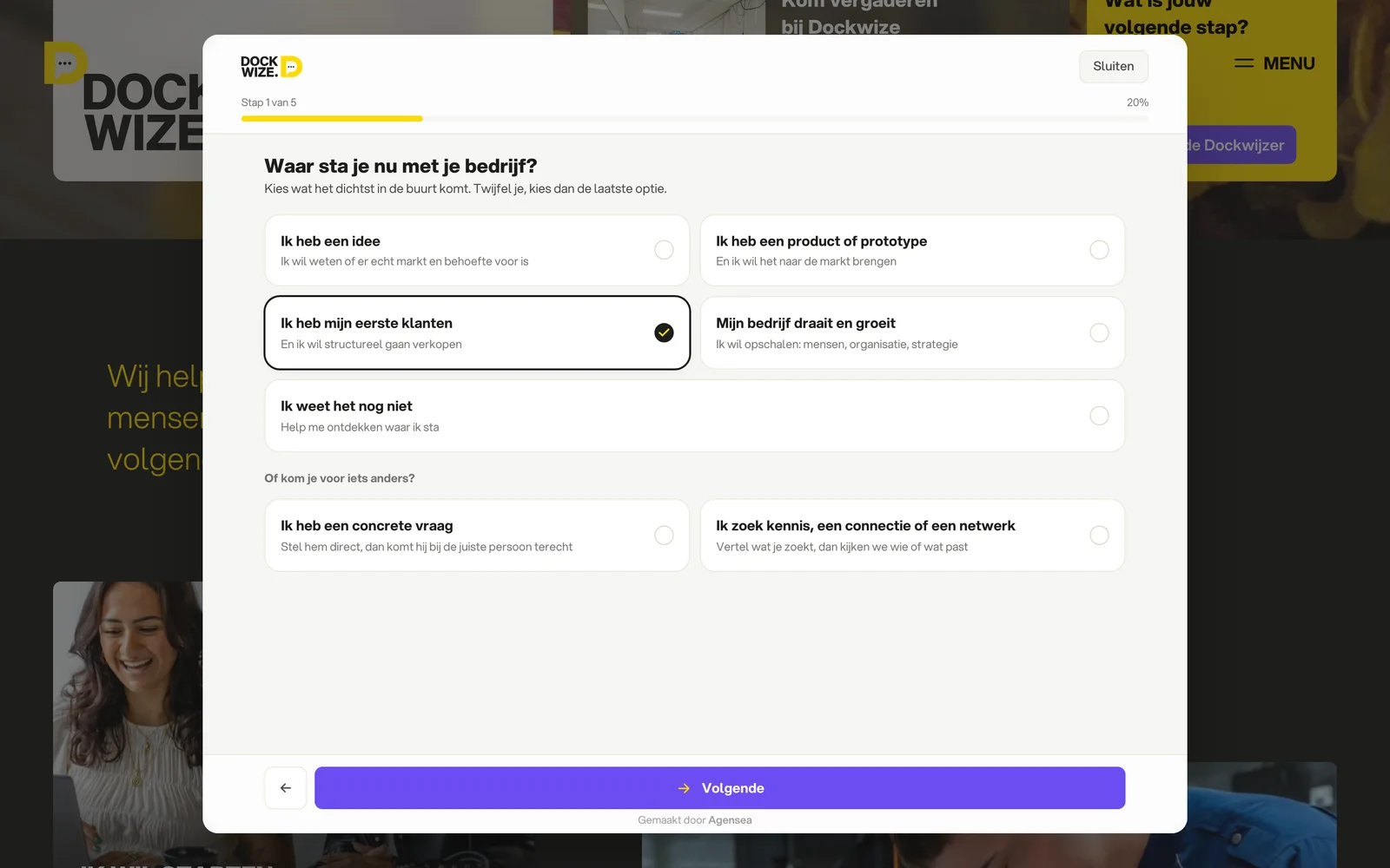 Stap 1 van de Dockwijzer: waar sta je nu met je bedrijf