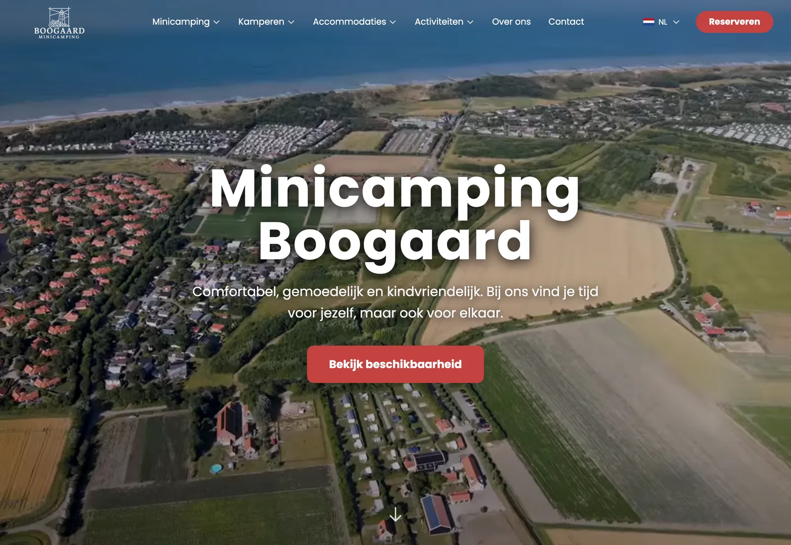 Website · Minicamping Boogaard