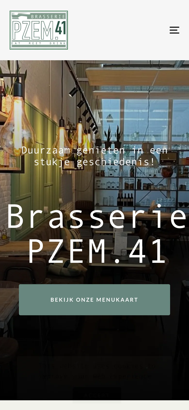 Website & bestellen · Brasserie PZEM.41